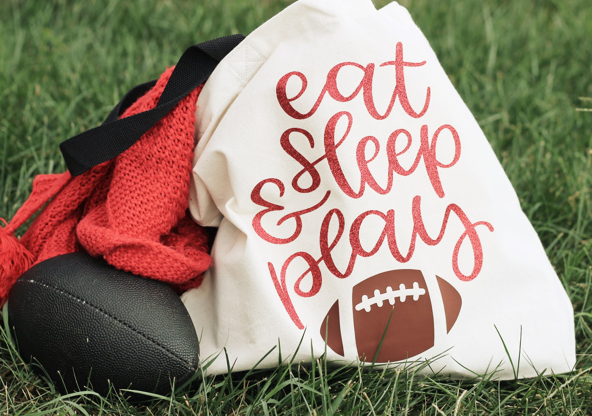 Football Version of Tote Bags